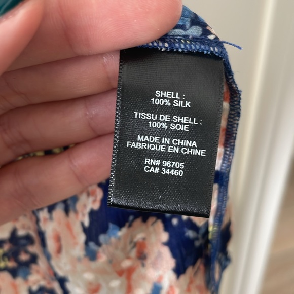 Rebecca Taylor Silk Button-Up Blouse - Picture 3 of 4